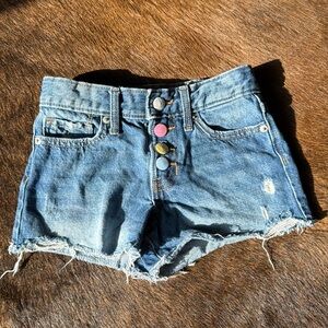 Old navy girls shorts! Different colors on the buttons!